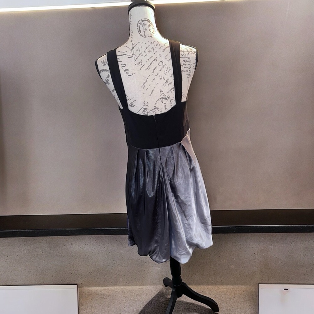 Dressbarn Black and Silver Dress Size 12 - Picture 2 of 7